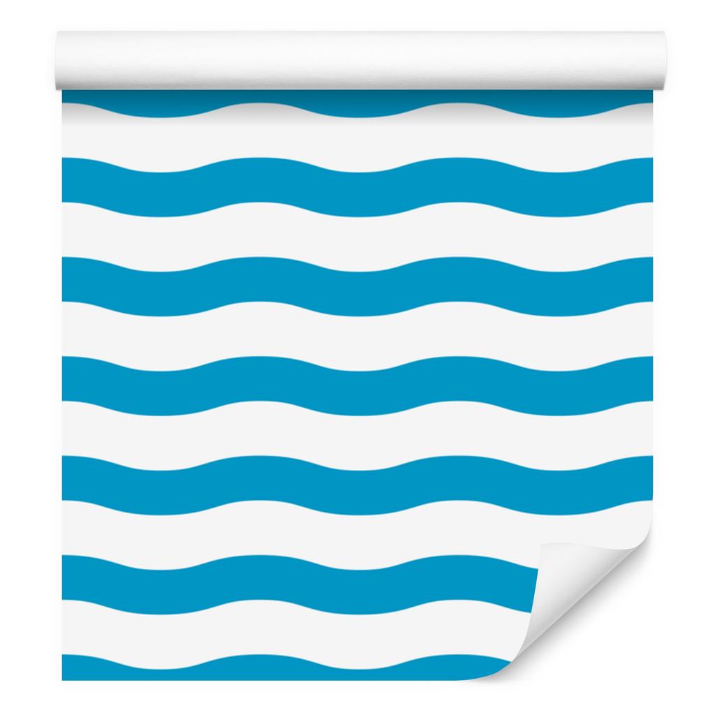 Wallpaper Stripes Turquoise, Celadon Background for Living Room and Bedroom 50x1000