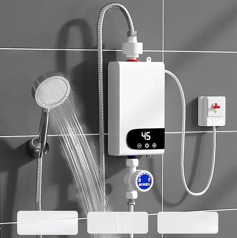 Проточный электрический водонагреватель с памятью, преобразованием частоты, постоянной температурой, водонагреватель 220 В 4500 Вт