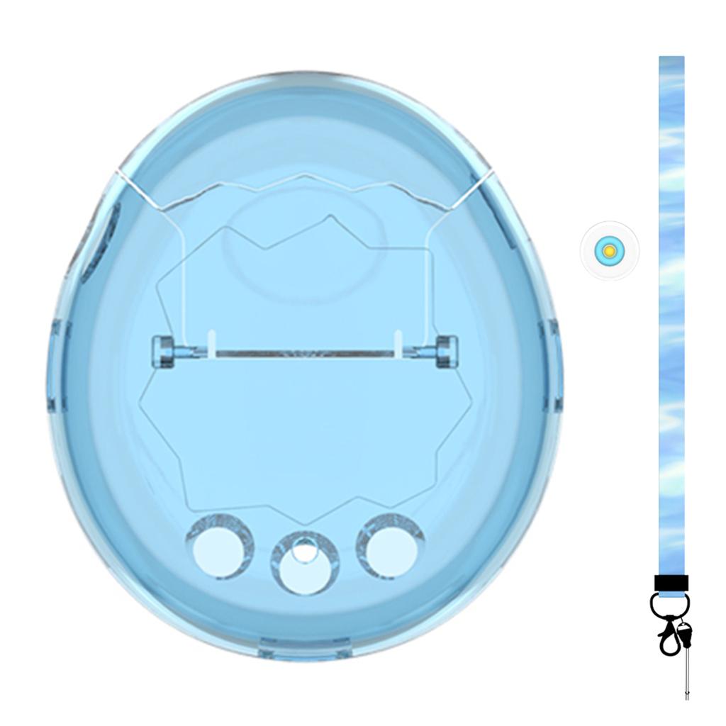 Прозрачный чехол для Tamagotchi Paradise, аксессуары для электронного питомца, прозрачная защитная крышка с ремешком, устойчивый к царапинам, пылезащитный