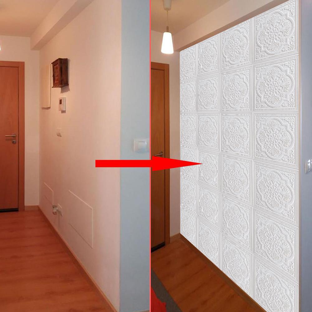 1 шт. 3D Наклейка на стену под плитку, камень, кирпич, мягкие пенопластовые панели
