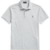 Polo однотонный вышитый логотип Slim Fit короткий рукав поло рубашка мужские топы светло-серый MNPOKNI1N821738-020