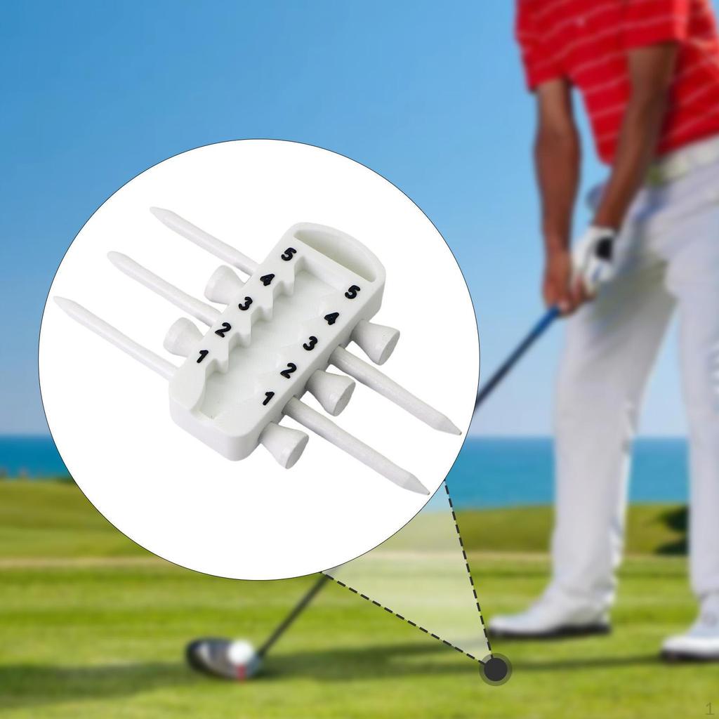 Golf Tee Height Tool Elevator Outdoor Setter,Measuring Device