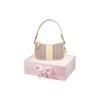 Coach Сумка Swinger 20 Classic с принтом Monogram, на молнии, с signature jacquard, кожаная, для маджонга, женская на плечо, цвет слоновой кости CD697-B4SHG