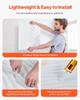 3D Wall Panels 12-Pack 19.7x19.7'' PVC 32 Sq.Ft Coverage Wave Matte White