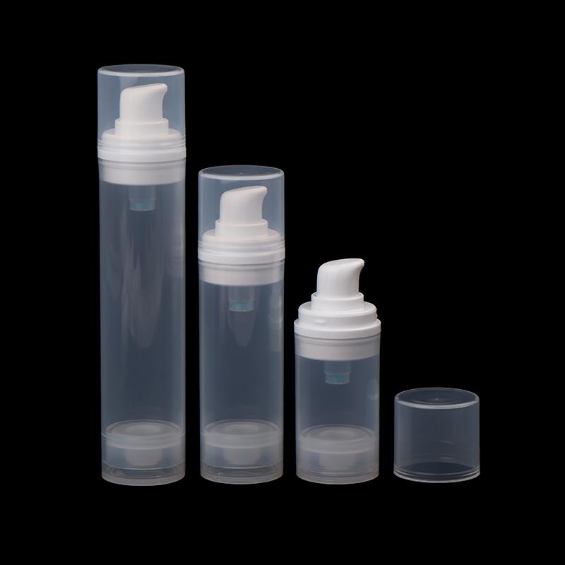 15/30/50ml Empty Airless Pump Bottles – Mini Cosmetic Containers for Lotion, Emulsion, and Travel Use