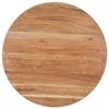 VidaXL Table de salle à manger 80 cm Bois d'acacia solide