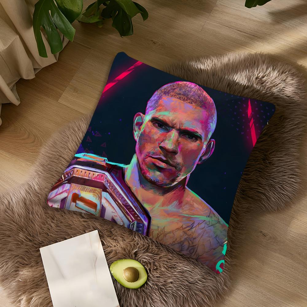 Спортсмен U-UFC-C Боец A-Алекс П-Перейра Поатан Гостиная Изголовье Офисная Подушка Подушка для Спальни Наволочка для Подушки для Сна на Диване