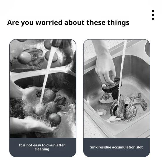 Kitchen Sink Drain Basket Swan Drain Rack Universal Simple Installation Multifunctional Kitchen Triangular Sink Filter Swan Drain Basket