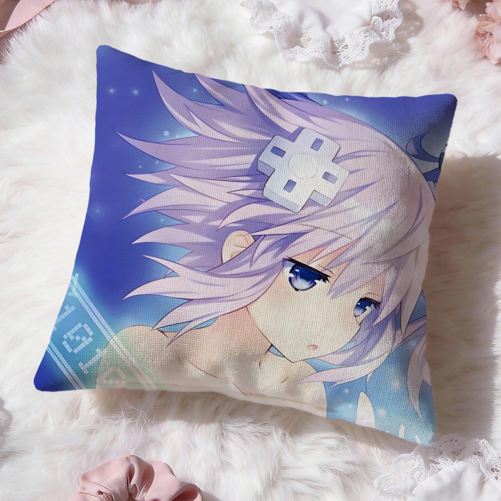 H-Hyperdimension Neptunias Наволочка Премиум Комфорт Двусторонняя Наволочка - Дизайн Два в Одном для Любой Комнаты и Салона Автомобиля