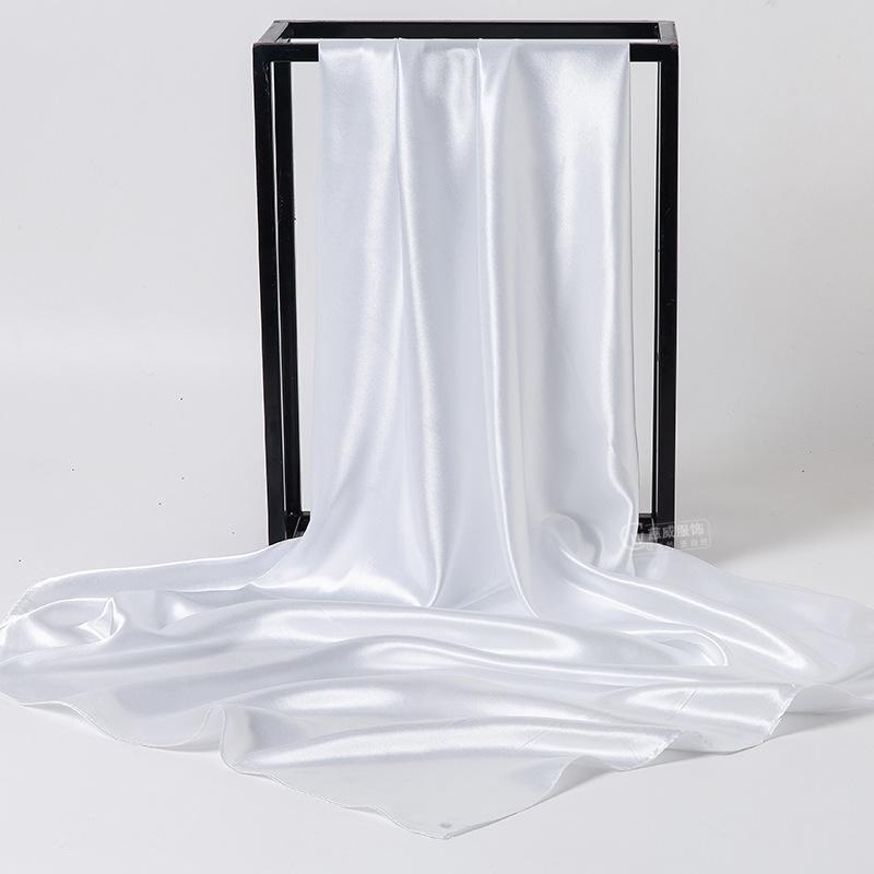 Весна/лето Новый женский шелковый шарф 90 * 90 см Имитация шелкового твила квадратный шарф Модный принт большой квадратный шарф профессиональный шарф