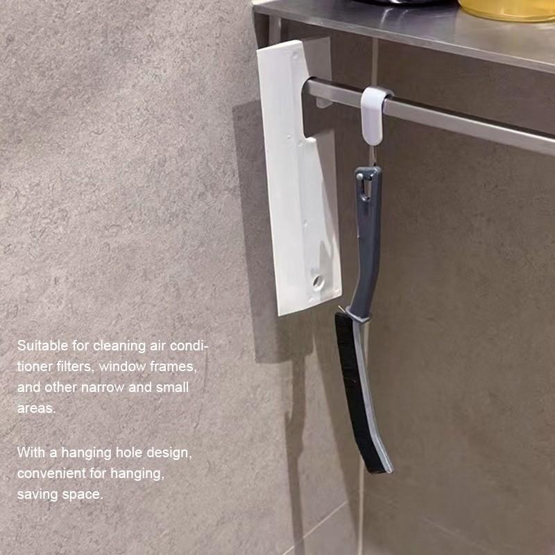 Щетка для очистки щелей в ванной комнате Щетка для чистки окон Щетка для чистки длинных зазоров Автомобильная бытовая плитка Скруббер для узких швов Щетина Очиститель щелей
