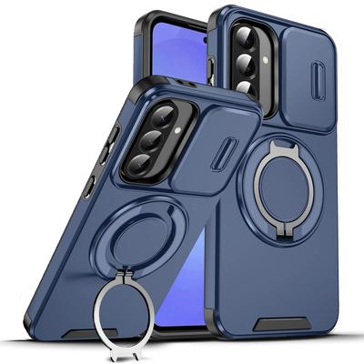Прочный чехол-броня для Samsung Galaxy A17 5G S25 FE A55 A56 A35 A36 A15 A16 S24 Plus S23 Ultra S22 S21 Чехлы с откидной подставкой