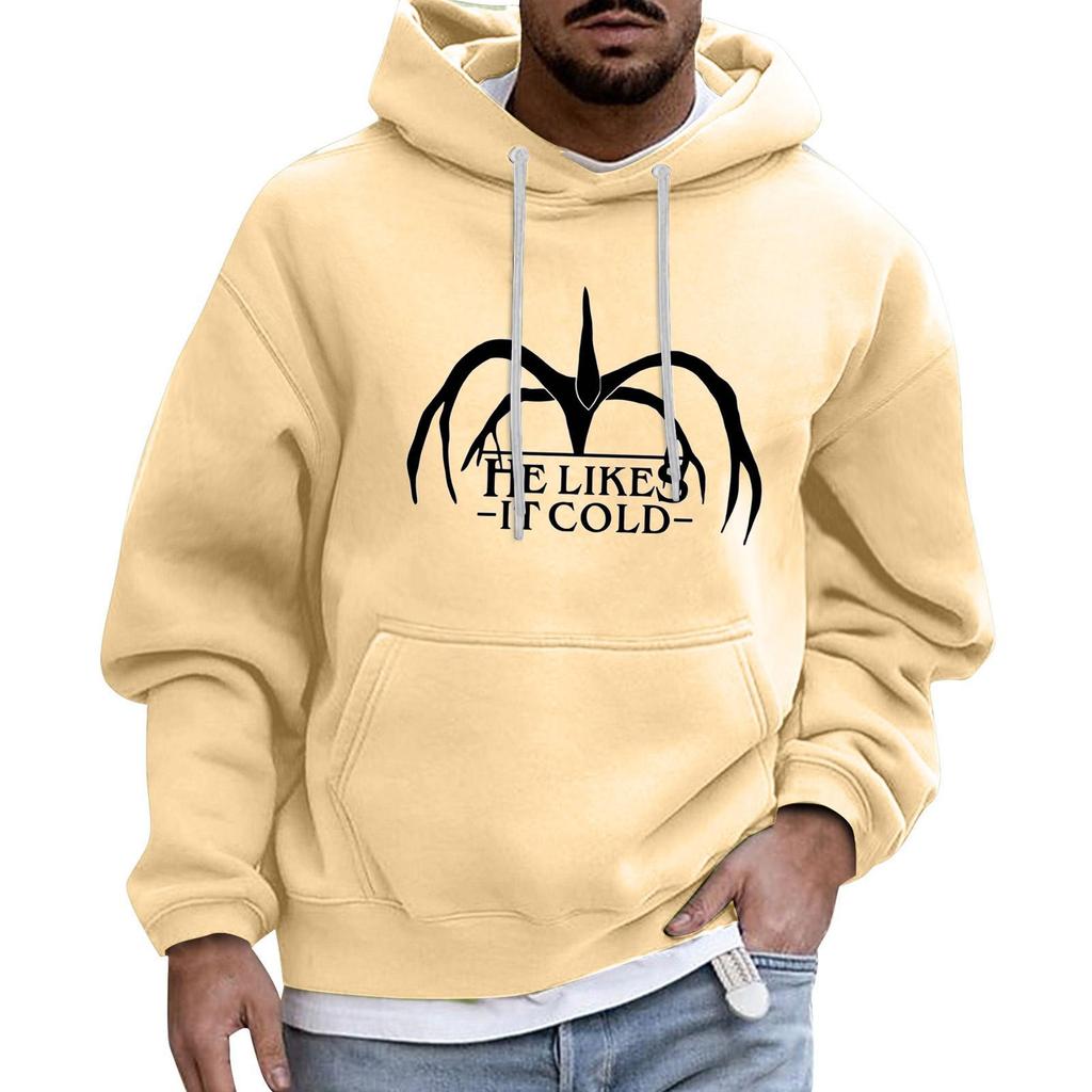 Мужской Спортивный Повседневный С Длинными Рукавами С Карманом Капюшон Толстовка