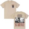 Unisex 2026 Classic Movie Scarface Tony Montana Al Pacino Vintage Gothic Loose Street Style Short Sleeve Unisex And Unisex TShirt