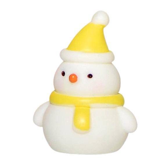 Рождественский орнамент, стильный креативный широкий набор рождественских игрушек из смолы, микропейзаж, Рождественский снеговик, миниатюрная игрушка, Рождественская фигурка