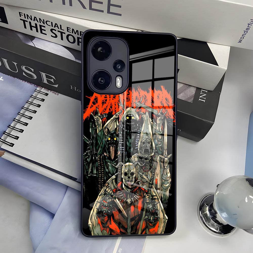Чехол для телефона с аниме D-Dorohedoro для Redmi 13 12 13c 12c Note 13 Pro Plus 11 12 Pro 10 12s 11s Стеклянная крышка