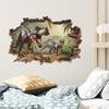 Broken Wall Jurassic Dinosaur Children's Room Home Wall Beautification Wall Stickers