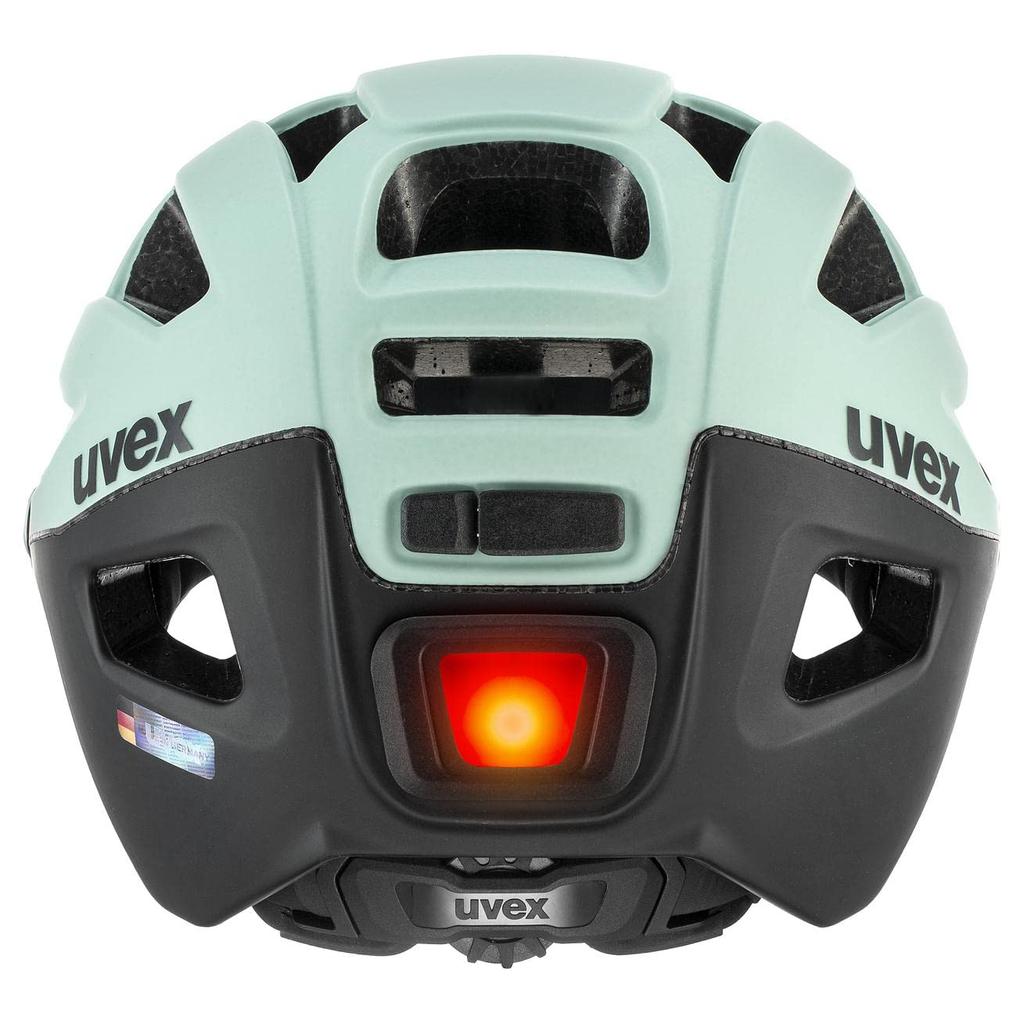 Uvex Finale Visor Bicycle Helmet with LED CE Made In Size Cm Light, Certified, Germany, 56-61