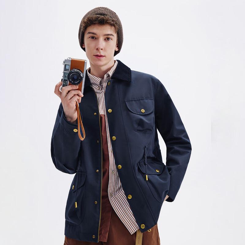 Navegantes Men's Retro Casual Jacket Windbreaker