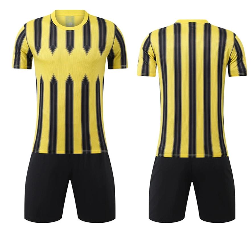 Custom OEM Soccer Jersey Set for Adults - High Quality Football Kits with Team Logo Printing, Multiple Sizes Available