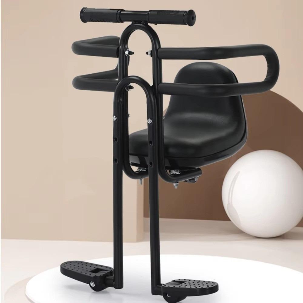 Front Mounted Bike Child Seat Full Surround Safety Mountain Bike Child Seat Folding Bike Use