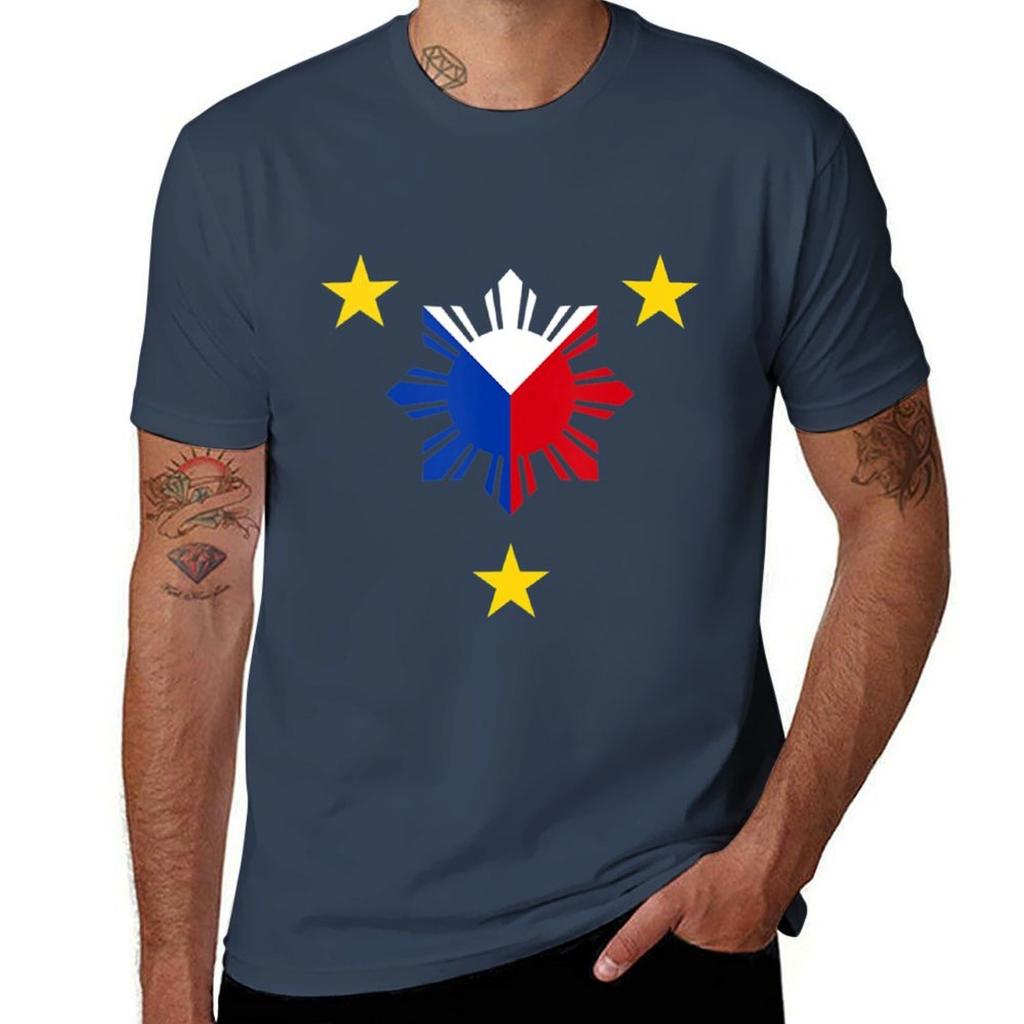 Philippine Flag Philippines Sun And Star Tshirt Street Fashion Casual Tee Shirt