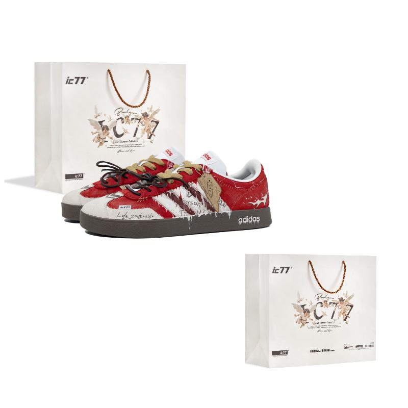 adidas Vl Court Classic Ic77 Сумка для покупок, Сказки Старого Века Нескользящая Амортизация Устойчивая к истиранию HQ1802(Команда623--КОРОБКА)