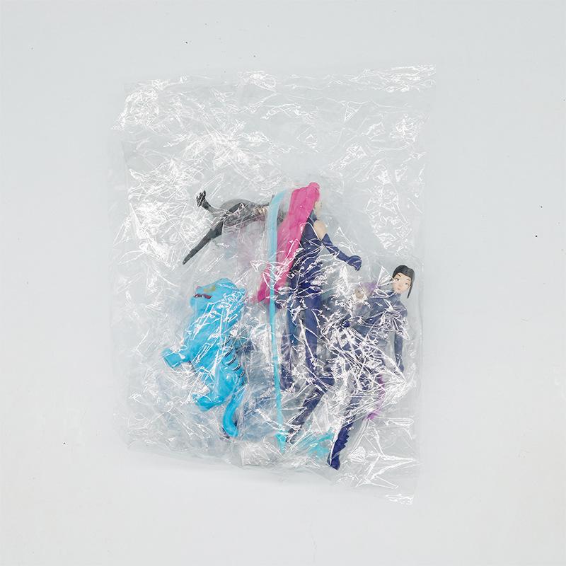 Набор из 5 шт./Набор Kpop Фигурки охотников на демонов Дерпи Тигр Руми Мира Зои Сасси Коллекционные куклы для фанатов Подарок