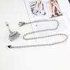 Silver Waistband Chain With Small Bag Womens Clothing Dresses Accessories Coats
