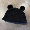 Color Solid Knitting Little Bear Ears Knit Wool Hats Women Fall Wear Winter