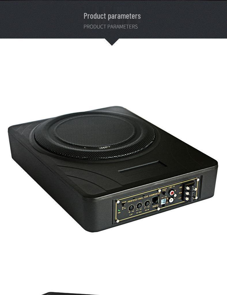 10-дюймовый ультратонкий активный сабвуфер для автомобилей SEAT