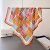Color Yunge Printing Simulation Silk Scarf Square Scarf Premium Shawl Versatile Neck Small Square Scarf Headscarf