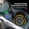 For BMW 2pcs Car Silicone Coaster Water Cup Anti-slip Pad Accessories X1 X3 X5 E39 E46 E90 F20 E60 F30 E36 F10 E87 E70 E91