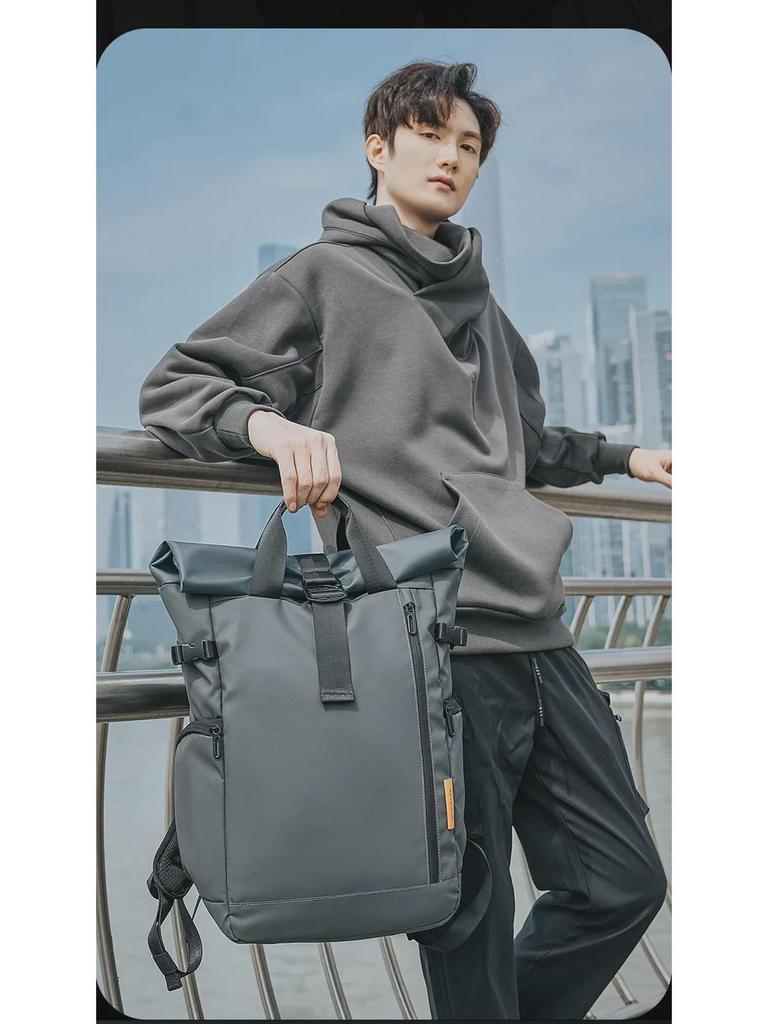 TANGCOOL Men's Fashion Trend Casual Student Laptop Backpack