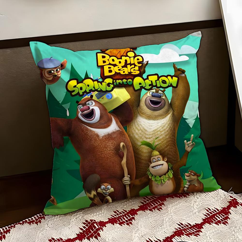 BBoonie BBears Наволочка-подушка с эффектом cushion Реверсивная Мягкая Прочная Наволочка для подушки Дом Автомобиль Многоцелевое использование для ежедневного комфорта