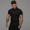 Men's Fashion Dress Shirt Summer Classic Slim Fit Button Short Sleeve Shirts for Men Casual Business Male Hipster Social Shirt
