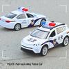 Boy's Alloy Pull-Back Toy Car Set: Police, Taxi, and Fire Truck Models