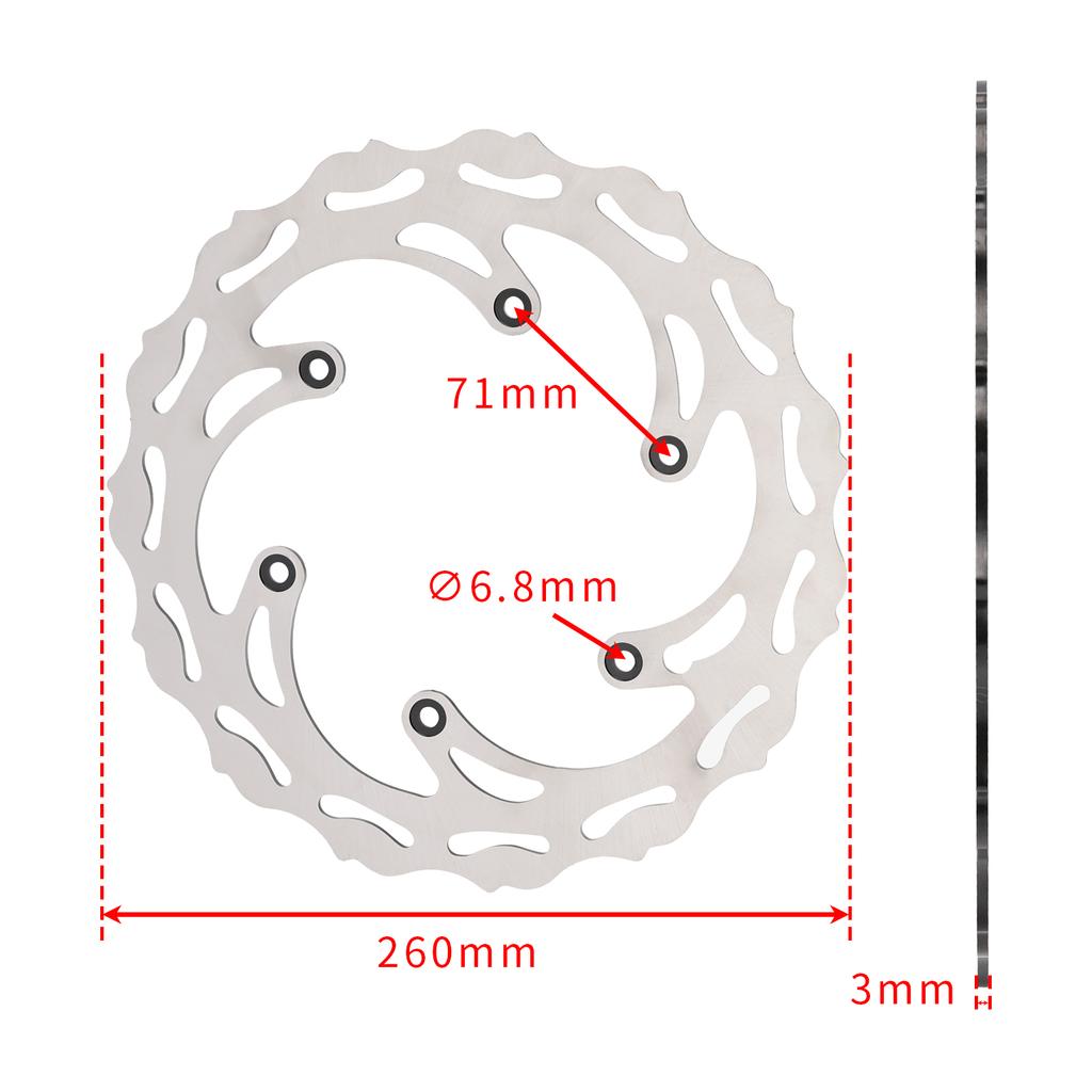 Передний и задний тормозной диск ротор для 125 250 300 350 450 500 EXC XC SX SXF XCW