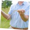 TOYMYTOY Shunron Ruler, Portable Dowsing Rod, Foldable, for Everyday Use, Heavy-Duty Water Divination Pole, Brass, Golden