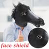 Horse Head Mask, Animal Head Cover, Brown Horse Mask, Latex Mask, Safe And Nontoxic, Suitable For Festival Parties And Pranks