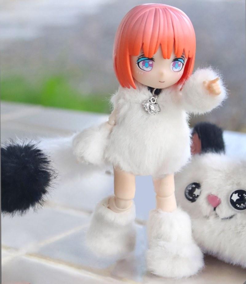 19 см Милая Аниме Кукла Полный Набор с Одеждой OB11 GSC DIY Игрушки для Переодевания