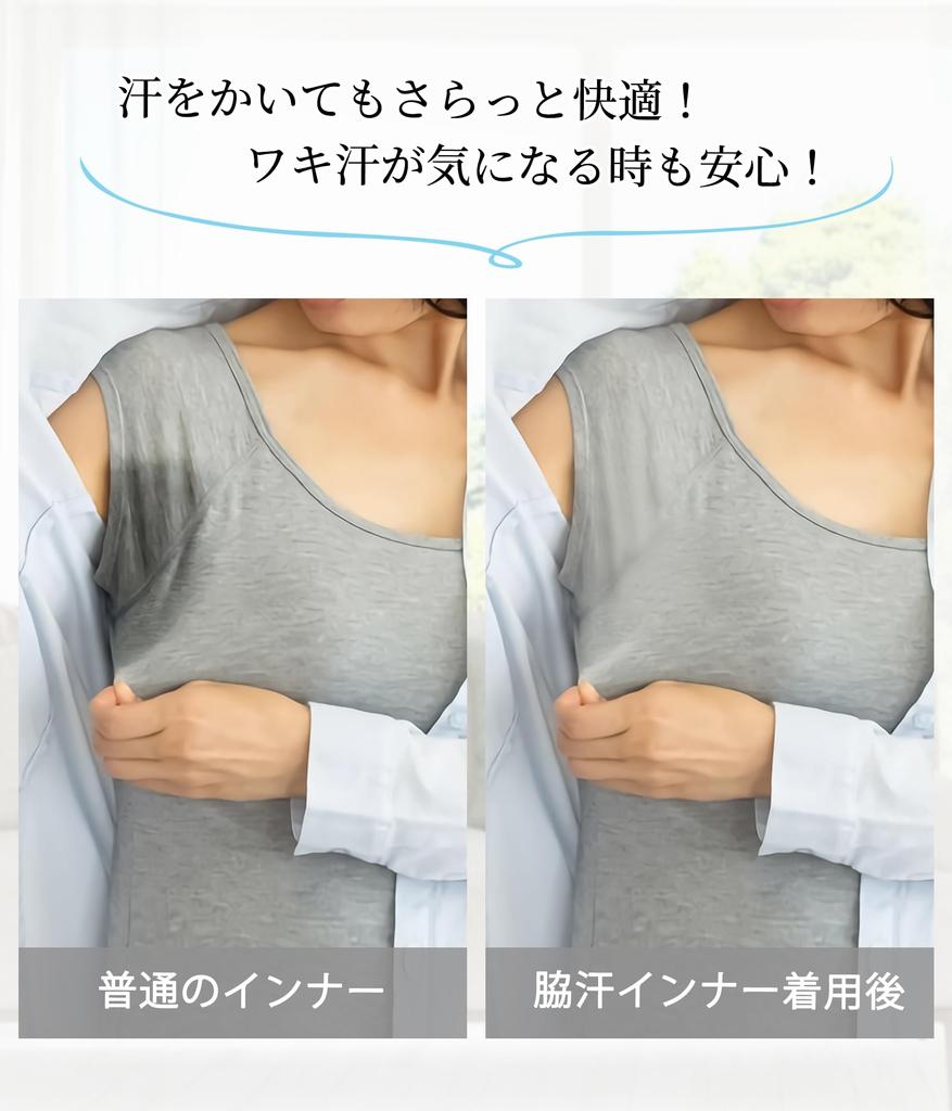 Underarm Sweat Innerwear for Women with Sweat Pads for Underarm Sweat Mesh Mesh Stretchy [CtriLady] Absorption, Shapewear, Innerwear, Vest, Black,