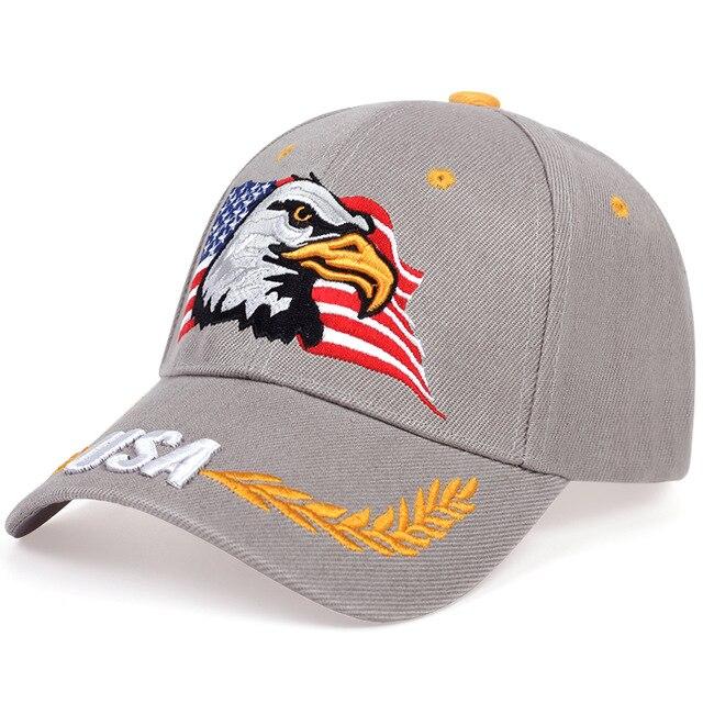 Men 'S Baseball Cap Fashion Snapback Caps For Women Patriotic Embroidery American Eagle And Flag Usa Dad Hat Trucker Hats Gorras