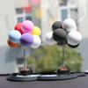 Colorful Balloons Car Dashboard Decorations Cute Mini Cartoon Car Ornaments Car Accessories for Girls Dashboard Accessories