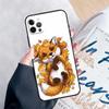 Осенние Листья Падающий Лис Чехол для Телефона Для iPhone 14 15 16 Pro Max 12 13 Mini 11 Pro Max XR 15 16 Plus 16e Чехол Coque