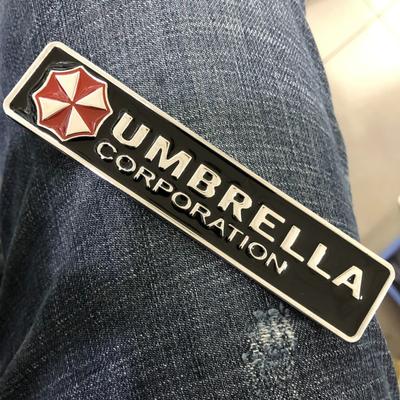 1 шт. металлическая эмблема корпорации UMBRELLA CORPORATION, наклейки на значок, 3D Стайлинг автомобиля