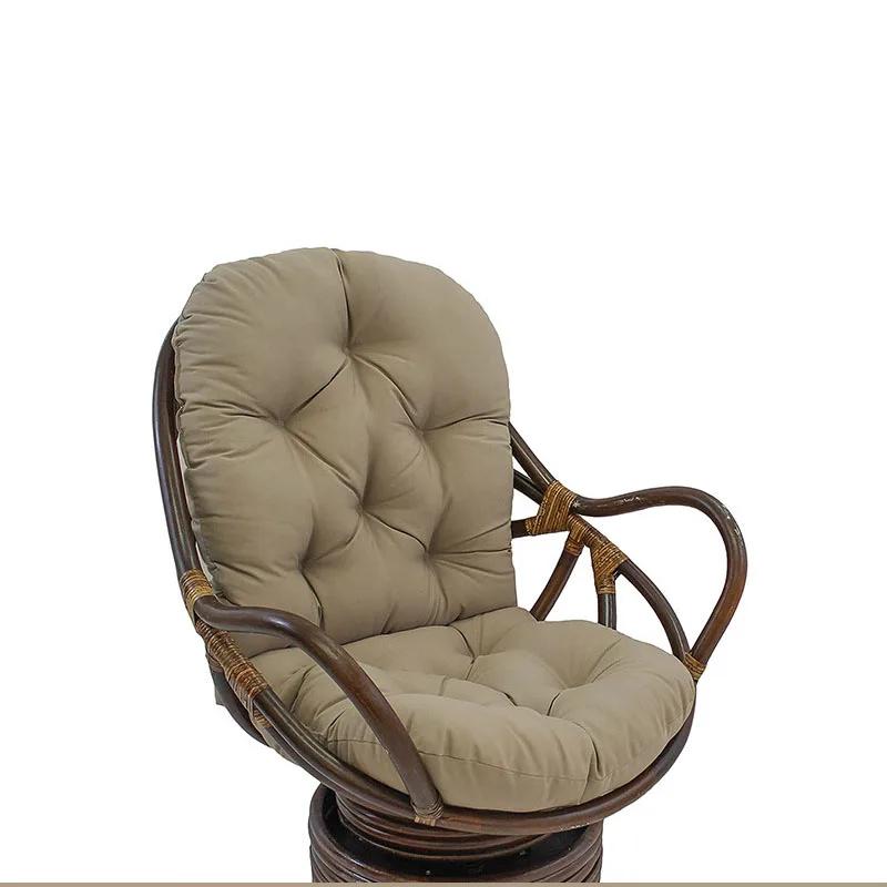 Вращающаяся подушка-качалка, моющаяся, коврик для сиденья домашней мебели, утолщенная подушка для стула, декор для дома на открытом воздухе - в комплект не входит кресло-качалка