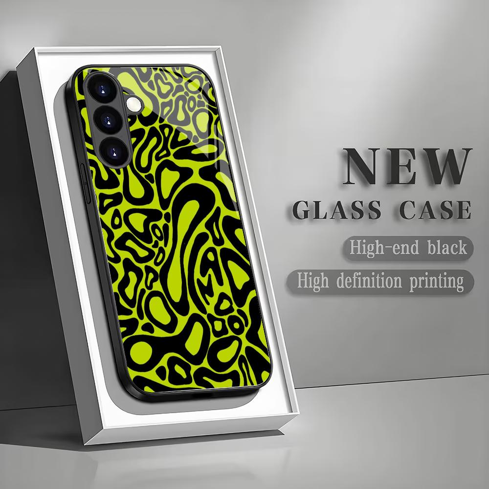 Стеклянный чехол для телефона с гоночным узором, подходящий для Samsung Galaxy S26 S25 S24 S23 S22 S20 FE/Ultra/Plus, противоударная задняя крышка