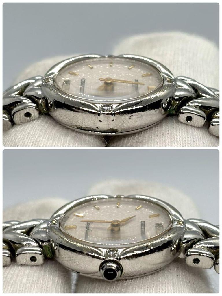 [USED] Working Seiko Exceline Diamond Bezel Glitter Dial Bracelet Watch