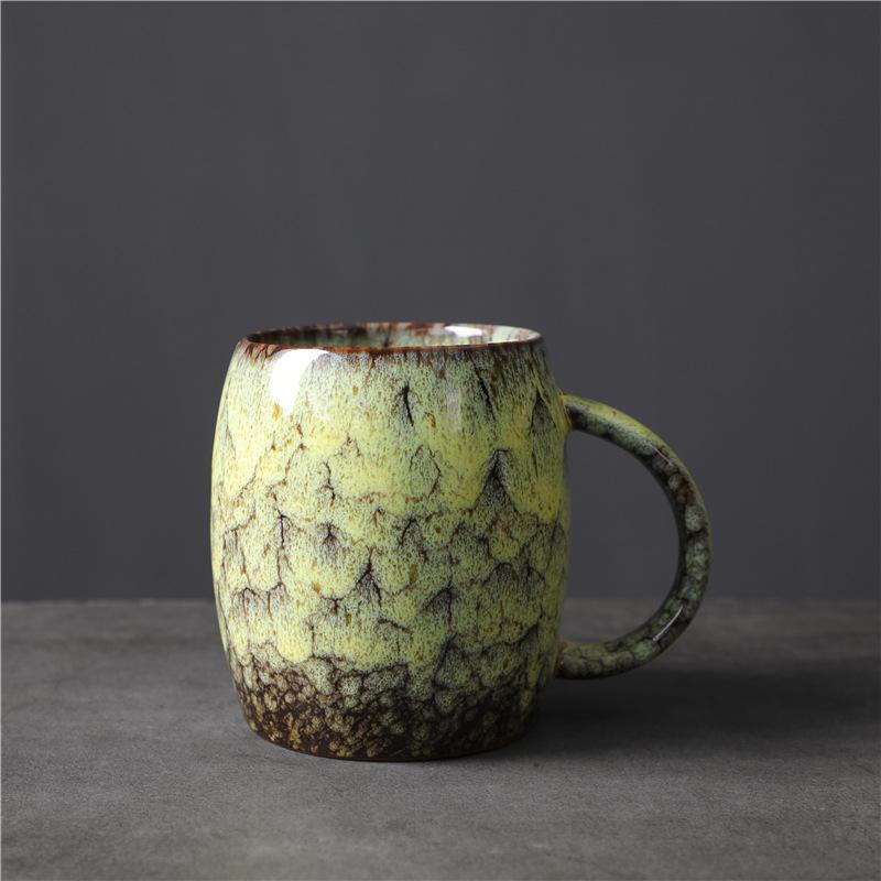 Керамическая чашка для замены печи, большая емкость для домашнего хозяйства, керамическая чашка для подарков, чашка для молока, кофейная чашка